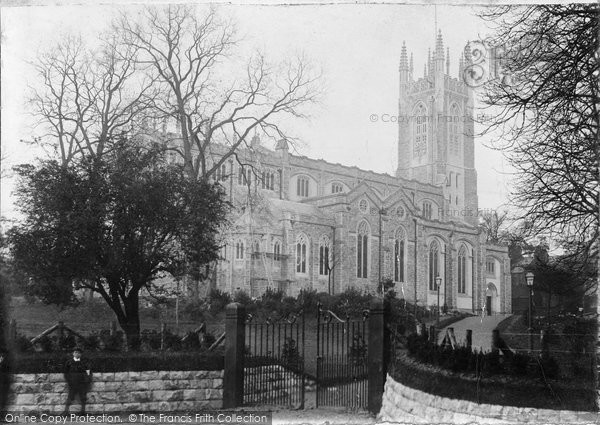 Photo of Exmouth, Holy Trinity Church 1890