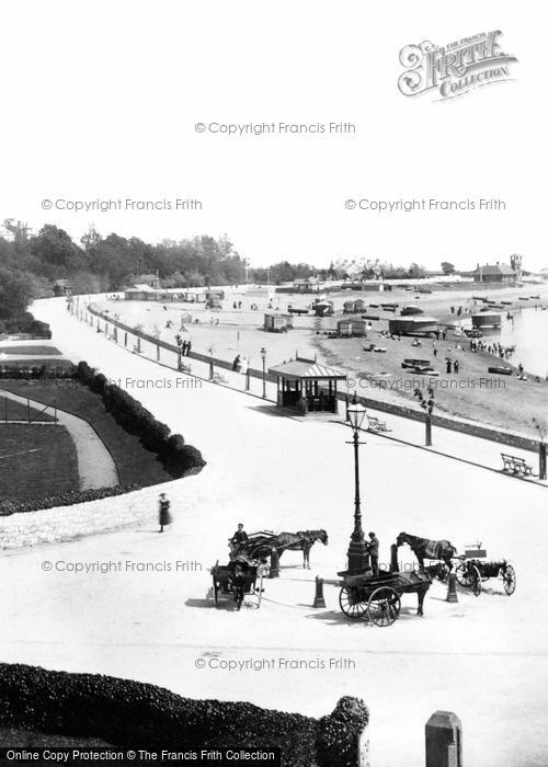 Photo of Exmouth, Horse Drawn Cabs c.1898