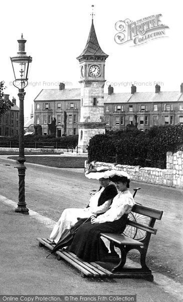 Photo of Exmouth, Ladies On The Esplanade 1906