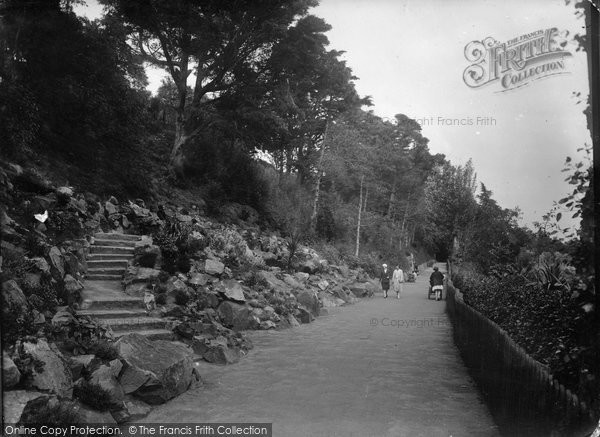 Photo of Exmouth, Maderia Walk, Rock Garden 1931
