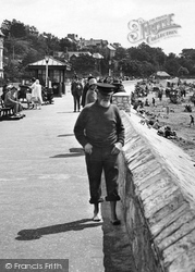Man On The Seafront 1925, Exmouth