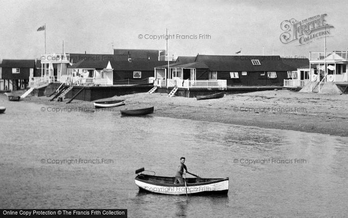 Photo of Exmouth, Man Rowing Boat Standing Up 1918