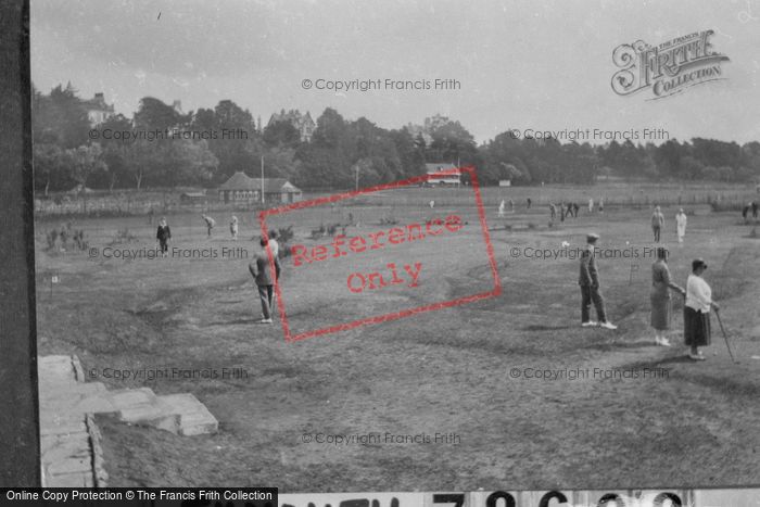 Photo of Exmouth, Miniature Golf Course 1925