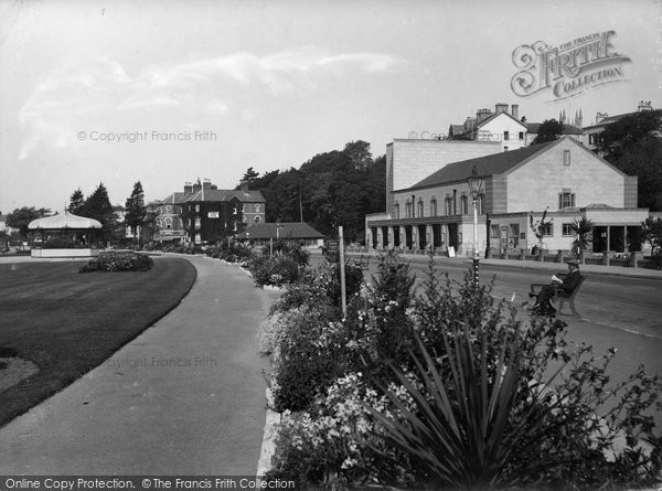 Photo of Exmouth, Pavilion From The Gardens 1938