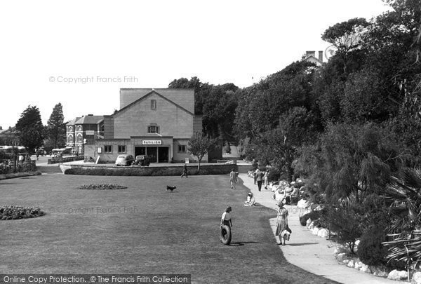 Photo of Exmouth, Pavilion Gardens c.1955