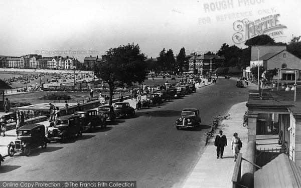 Photo of Exmouth, Promenade From The Baths c.1950