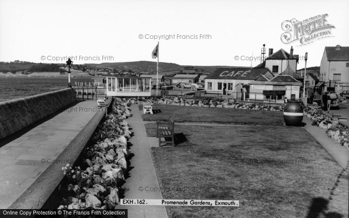 Photo of Exmouth, Promenade Gardens c.1965