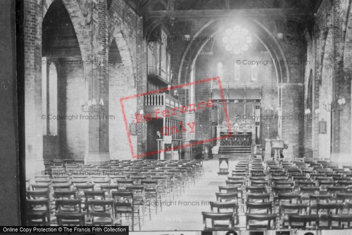 Photo of Exmouth, St Andrew's Church, Interior 1906