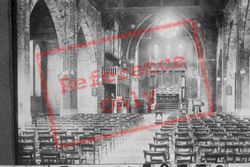 St Andrew's Church, Interior 1906, Exmouth