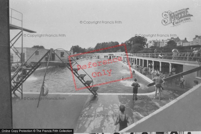 Photo of Exmouth, Swimming Baths 1931