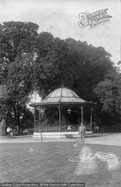 Photo of Exmouth, The Bandstand, Esplanade Gardens 1906