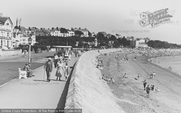 Photo of Exmouth, The Bay c.1955