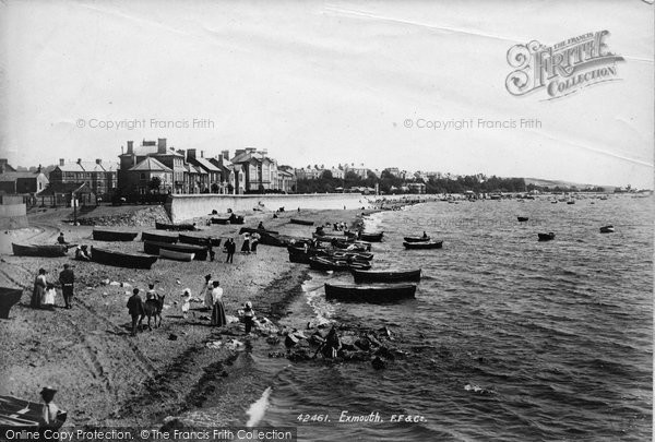 Photo of Exmouth, The Beach 1898
