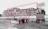 The Beach And Beach Hut 1890, Exmouth