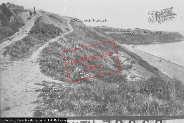 Photo of Exmouth, The Cliffs 1922