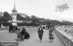 The Clock Tower And Esplanade 1925, Exmouth