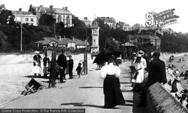 Photo of Exmouth, The Esplanade 1898