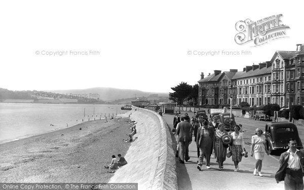 Photo of Exmouth, The Esplanade c.1955