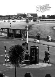 The Esplanade Roundabout c.1955, Exmouth