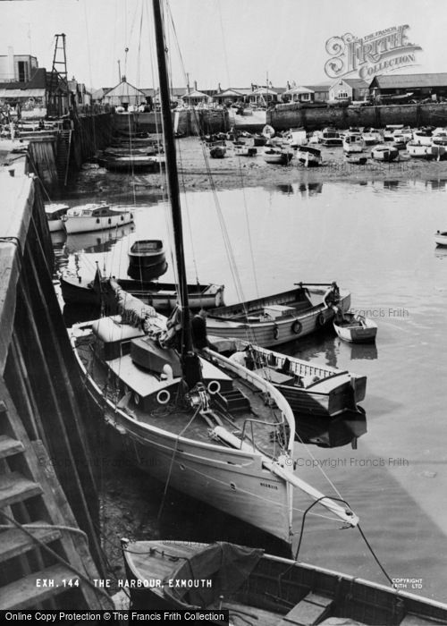 Photo of Exmouth, The Harbour c.1965