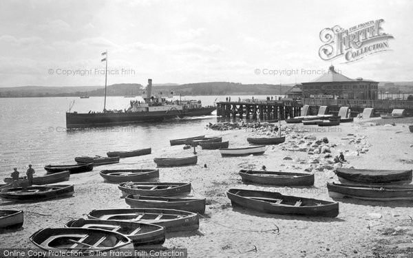 Photo of Exmouth, The Pier And The Steamer 1922