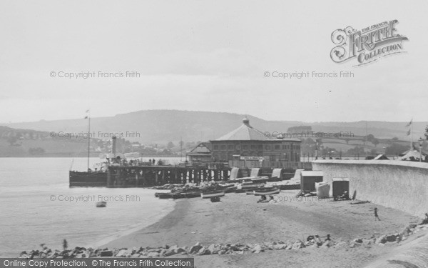 Photo of Exmouth, The Pier And The Steamer 1922