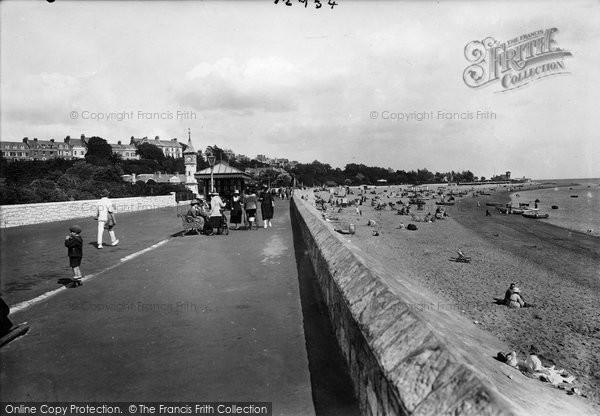Photo of Exmouth, The Promenade 1922