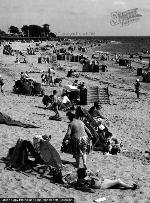 Photo of Exmouth, The Sands c.1960