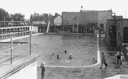 Exmouth, the Swimming Baths c1955