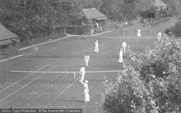 Photo of Exmouth, The Tennis Grounds 1915
