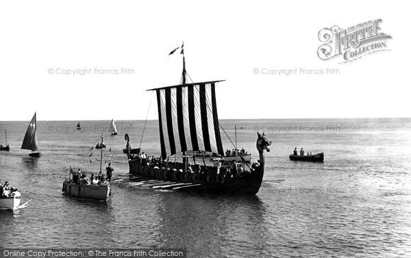 Photo of Exmouth, The Viking Boat c.1955