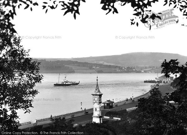Photo of Exmouth, View From The Beacon 1925