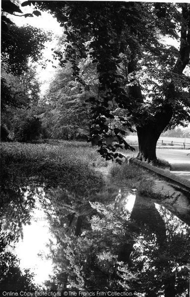 Photo of Exning, The Stream, Ducks Lane c.1955