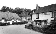 Exton, Post Office and Shoe Inn c1955