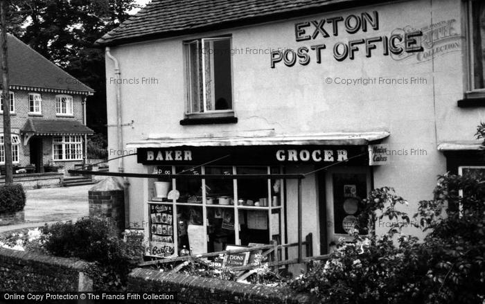 Photo of Exton, Post Office c.1955