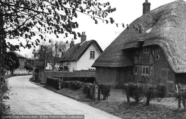 Photo of Exton, The Village c.1955