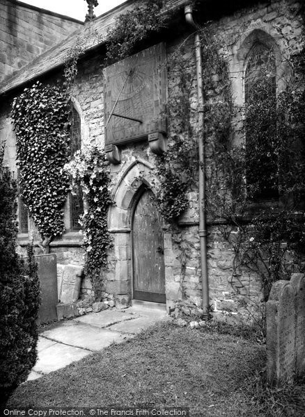 Photo of Eyam, Church, The Sundial 1919