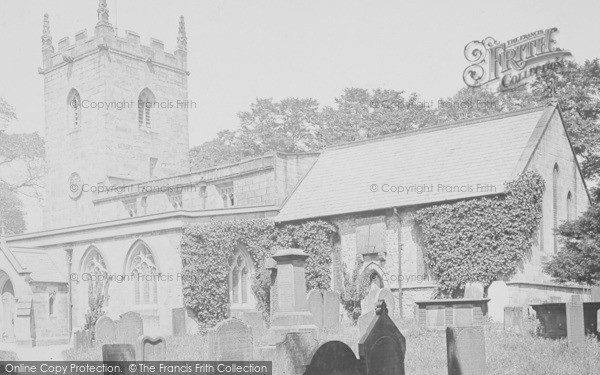 Photo of Eyam, Parish Church Of St Lawrence c.1895