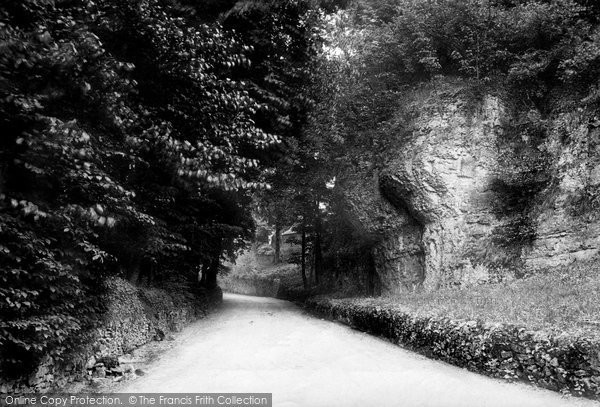 Photo of Eyam, Road Approaching Village 1896