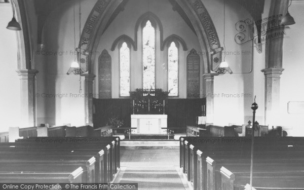 Photo of Eye, St Matthew's Church Interior c.1955