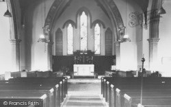 St Matthew's Church Interior c.1955, Eye