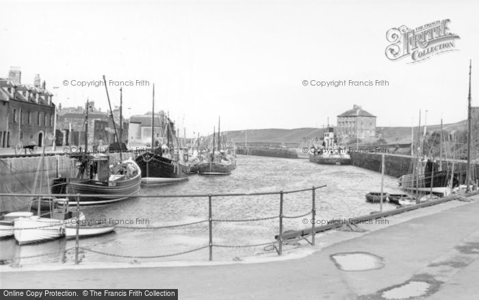 Photo of Eyemouth, The Harbour c.1955