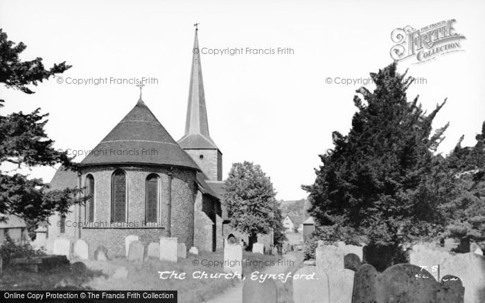 Photo of Eynsford, St Martin's Church c.1955
