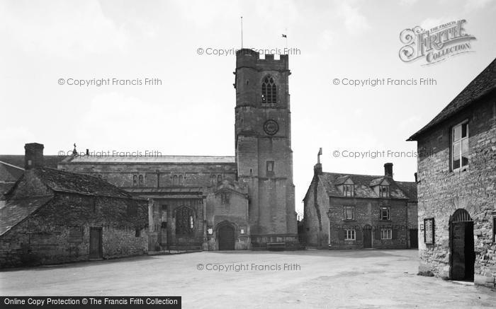 Photo of Eynsham, Church And Square c.1950