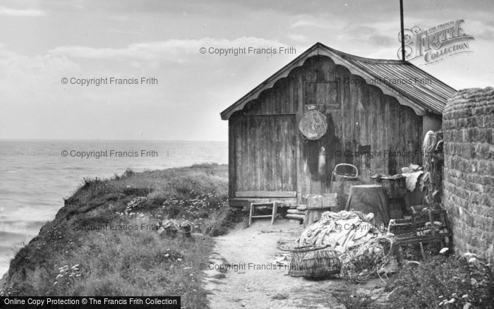 Photo of Eype, Charles And William Warren's Boathouse 1930