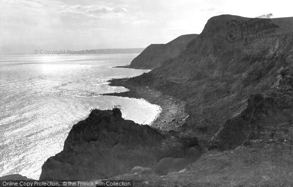 Photo of Eype, Cliffs 1922