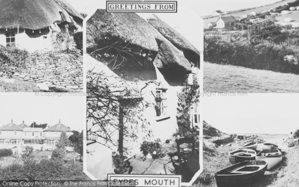 Photo of Eype, Composite c.1955