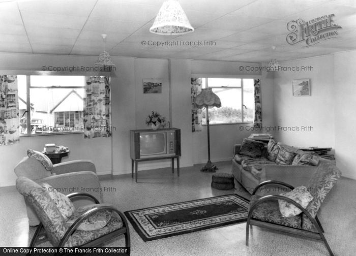 Photo of Eype, Seascape Bungalets, Television Lounge c.1960