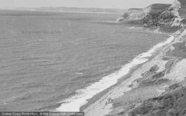 Photo of Eype, The Beach And Cliffs c.1955
