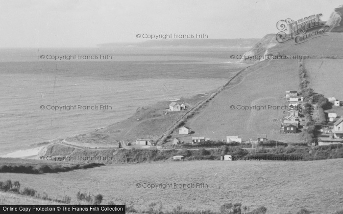 Photo of Eype, The Cliffs c.1955